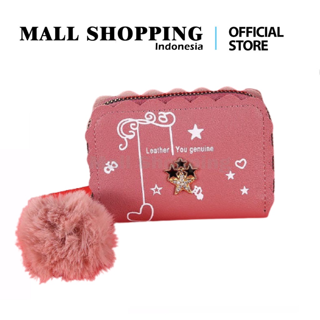 (COD) DOMPET WANITA POM2 KOREAN FASHION WALLET MALL SHOPPING