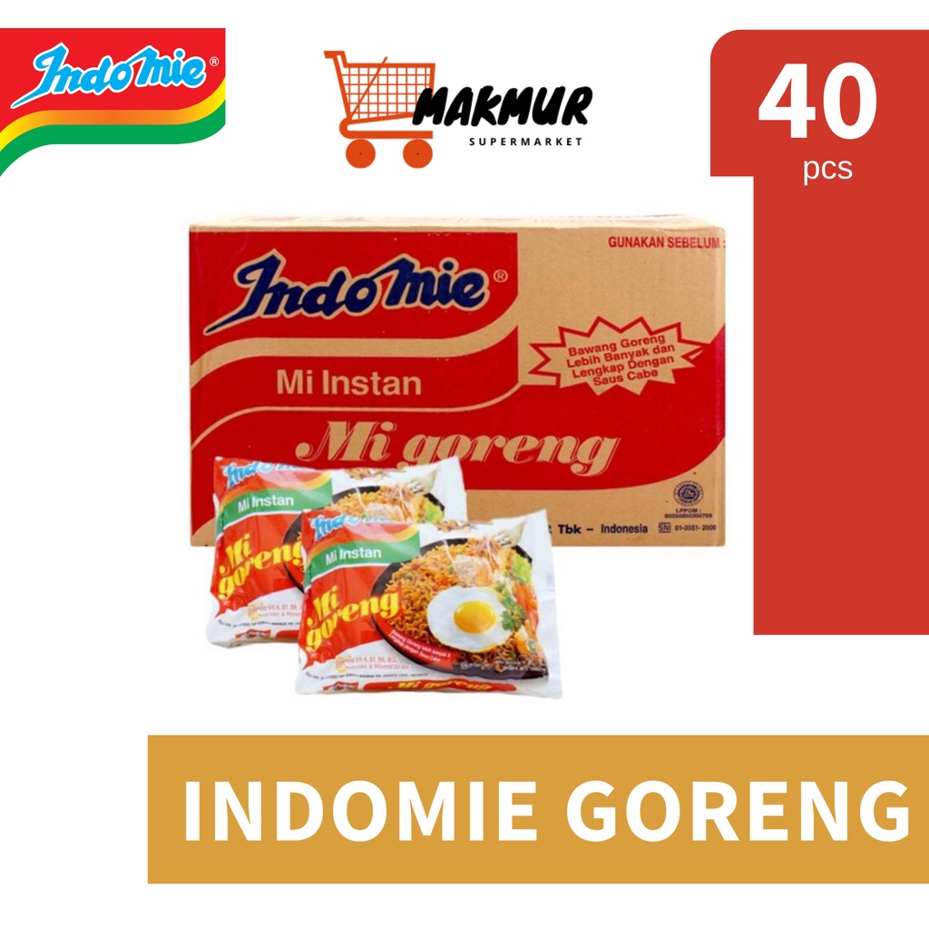 

Indomie Goreng 1 Dus isi 40 bks