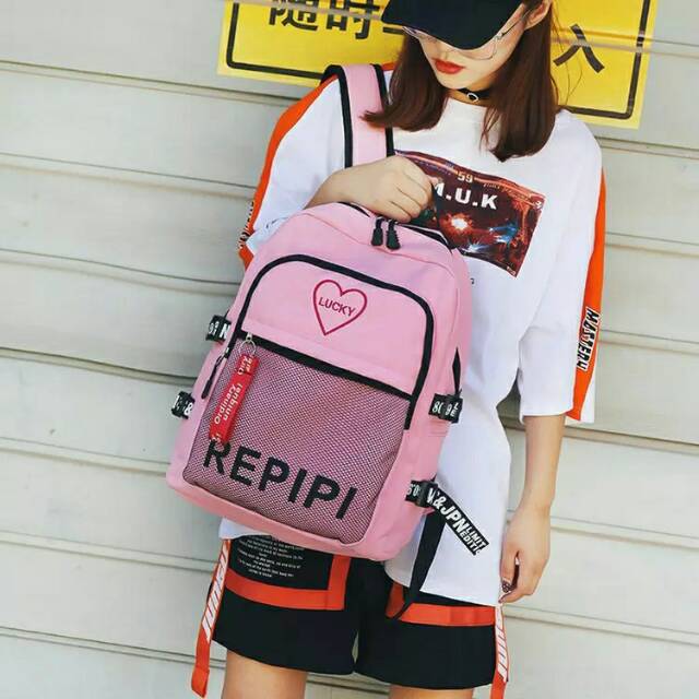 Backpack Tas Ransel Repipi Fashion Korea