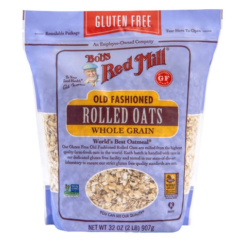 

Gluten Free Old Fashioned Rolled Oats Bob Red Mill 32 Oz 907 Gram