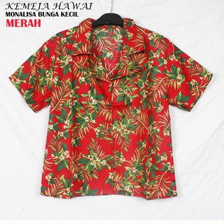 FORTGLASS MONALISA BUNGA KECIL Baju Pantai Wanita Kemeja FORTGLASS MONALISA BUNGA KECIL Baju Pantai Wanita Kemeja