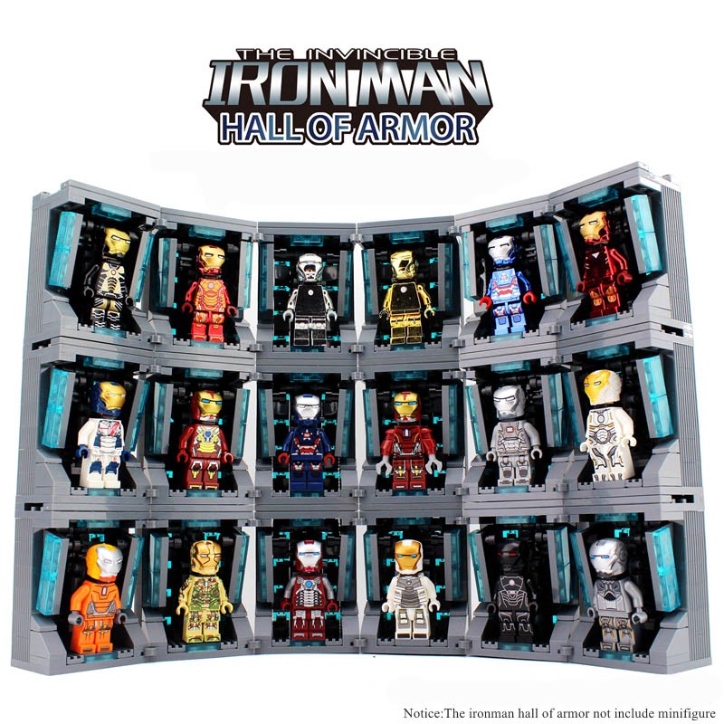 lego iron man hall of armour