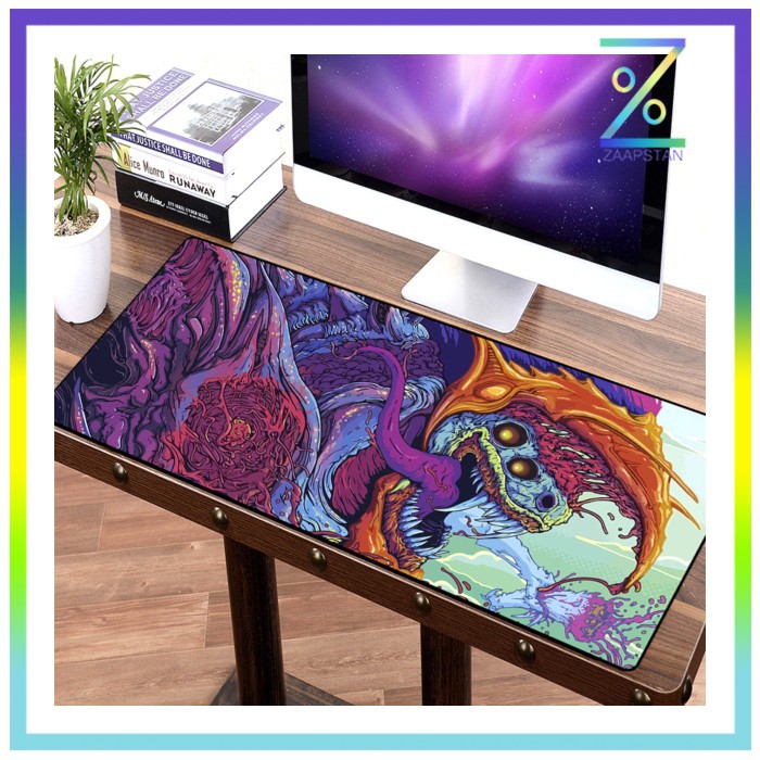 Gaming Mouse Pad XL Desk Mat 300 x 800 mm Model 1 - MP005 - Black