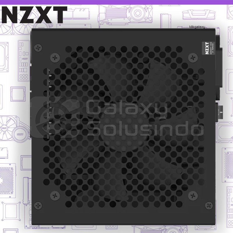 NZXT C550 550Watt Semi Modular 80+ Bronze Power Supply - PA-5B1BB-EU