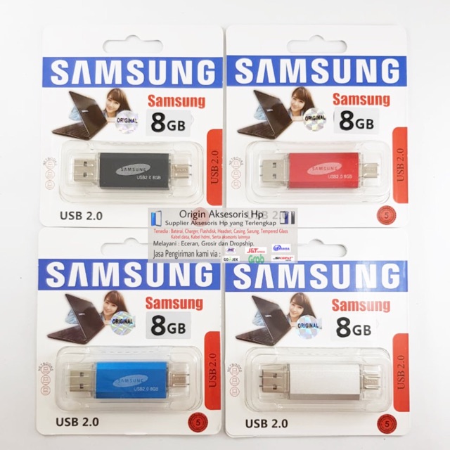 Flashdisc OTG USB Type C SAMSUNG 8GB 8 GB ORIGINAL Flashdisk Flashdrive