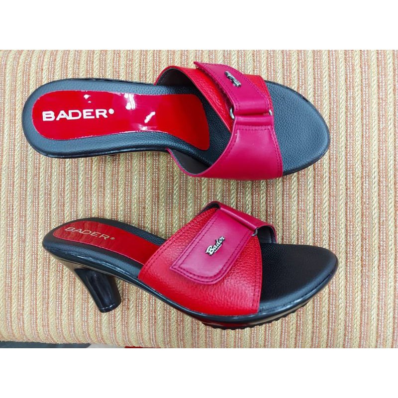 Sandal Pesta Wanita/Merek Bader/Kulit Asli/Sandal Import wanita/Hak Tinggi 5 cm