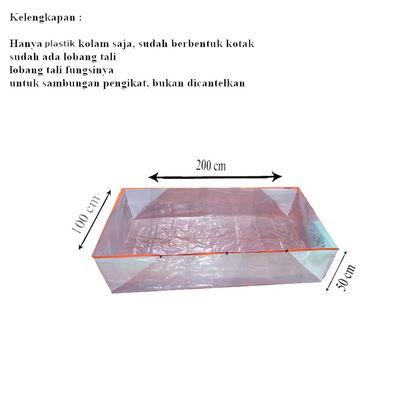 Jual Cuci Gudang Terpal Kolam Plastik Bening Tebal Mm