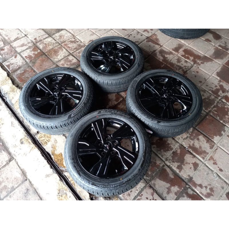 Velg Mobil Second COPOTAN OEM XPANDER Ring16 + Ban BRIDGESTONE 205 55 R16 ERTIGA INNOVA GRANMAX APV