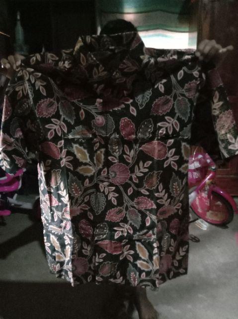 Couple Keluarga (sarimbit) Kebaya Set Brokat Parang Batik Solo Asli M L Xl Xxl Dijual Terpisah