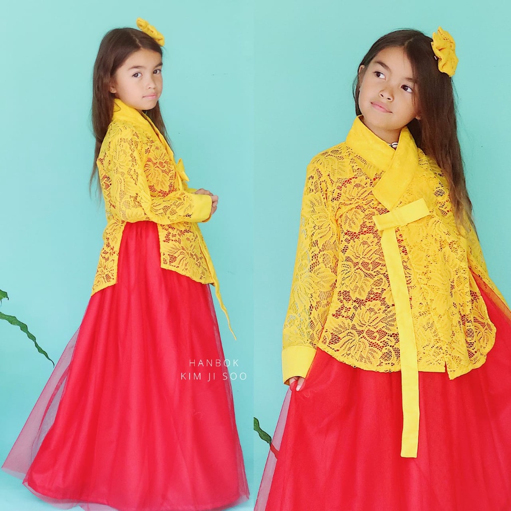 Hanbok Korea/Hanbok Korea Bayi/Hanbok Bayi Kim Ji So/Kostum Foto Bayi Baru Lahir/Kostum Foto Newborn