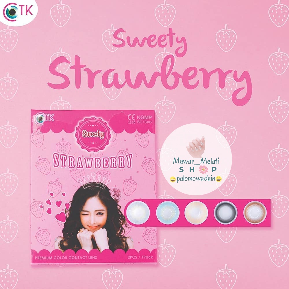 Softlens STRAWBERRY plano softlen