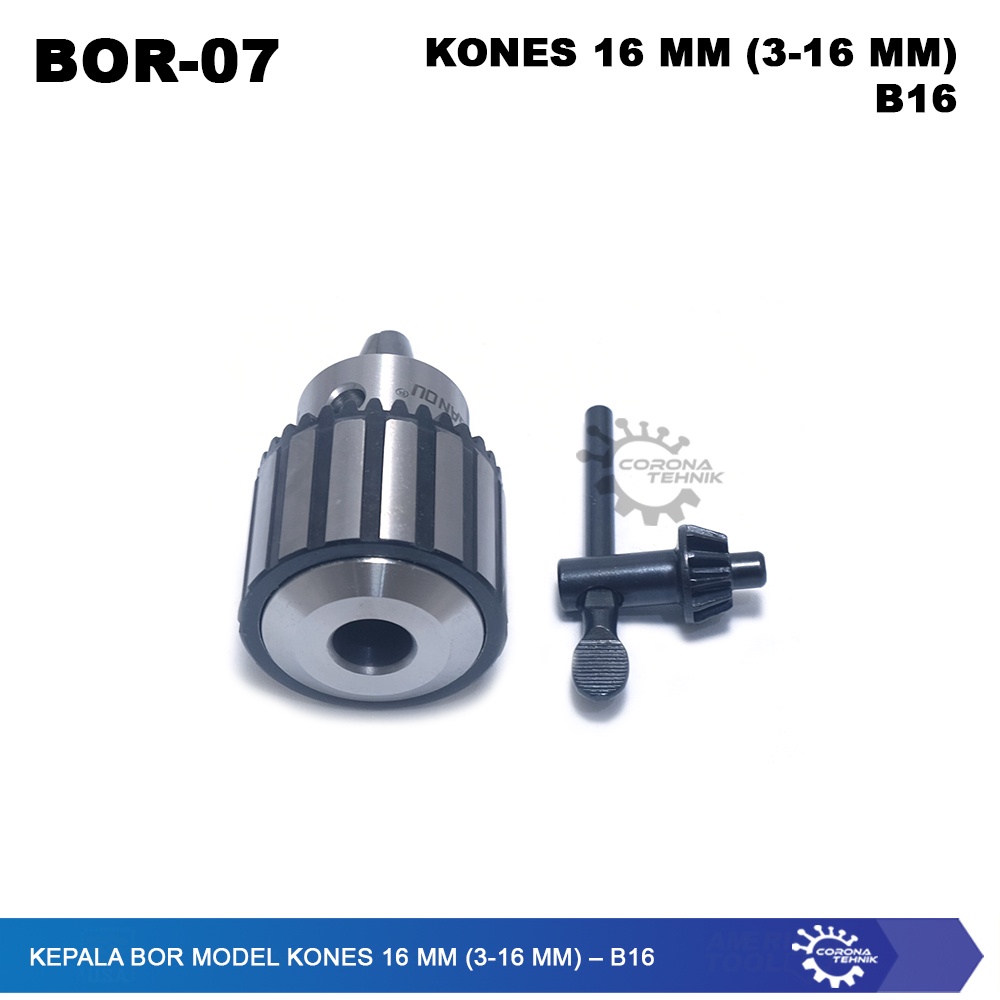 B16 - Kepala Bor Model KONES 16 mm (3-16 mm)