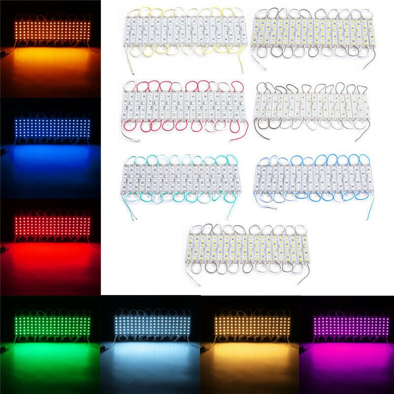 Lampu LED MODUL SMD 5050 6 LED 6 Mata Per Strip DC 12V IP65 WATERPROOF ISI 20 STRIP