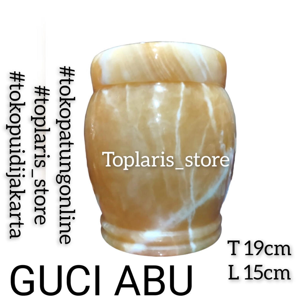 Guci Abu Kremasi Putih Import 022