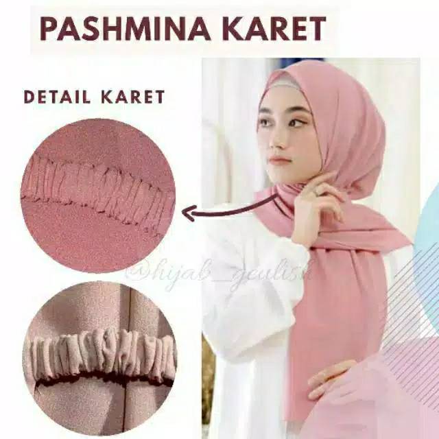 Pashmina Karet Diamond 80x75cm