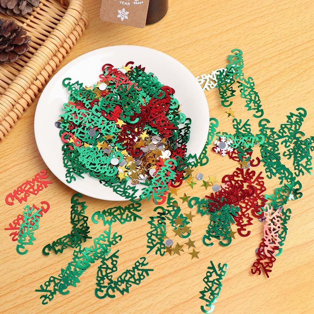 Solighter 60g Dekorasi Natal Craft Home Xmas Tinfoil Sequin