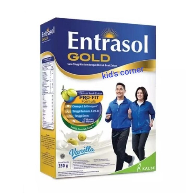 

[COD] Entrasol gold 350gr vanilla susu berkalsium [COD]