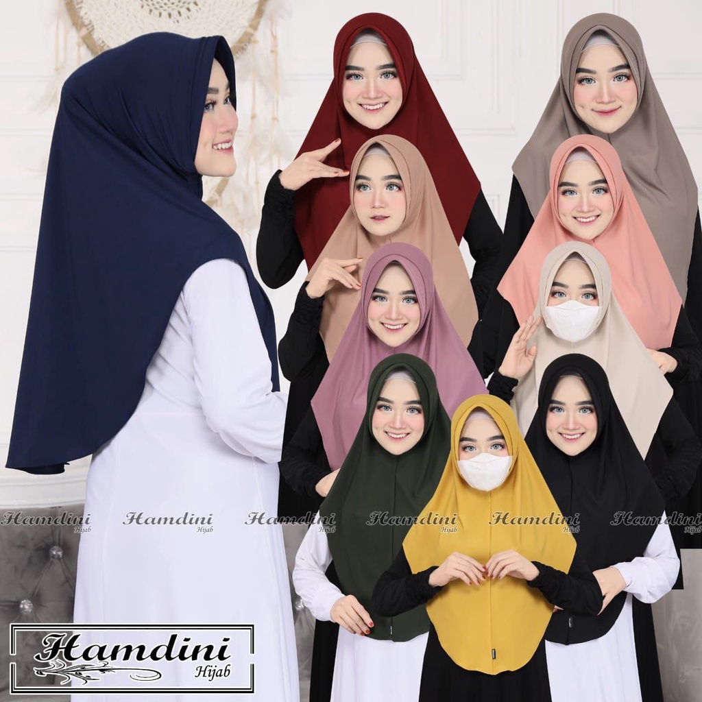 Amanda by Hamdini (hijab berlubang telingga)