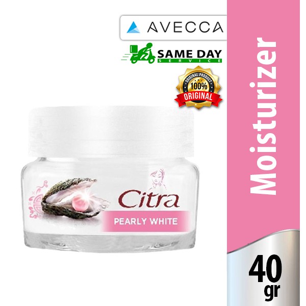 Citra Hazeline Pearly White UV Bubuk Mutiara Cina 40gr / Moisturizer / Pelembab Wajah