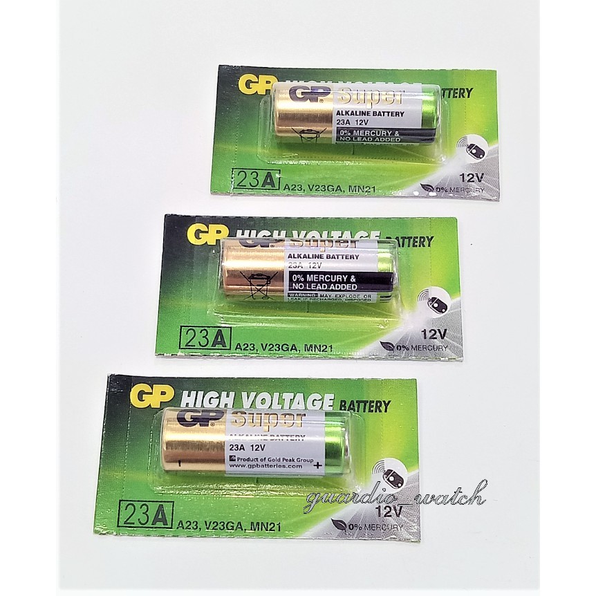 Baterai A23 23A 23AE Alkaline GP Super ORIGINAL
