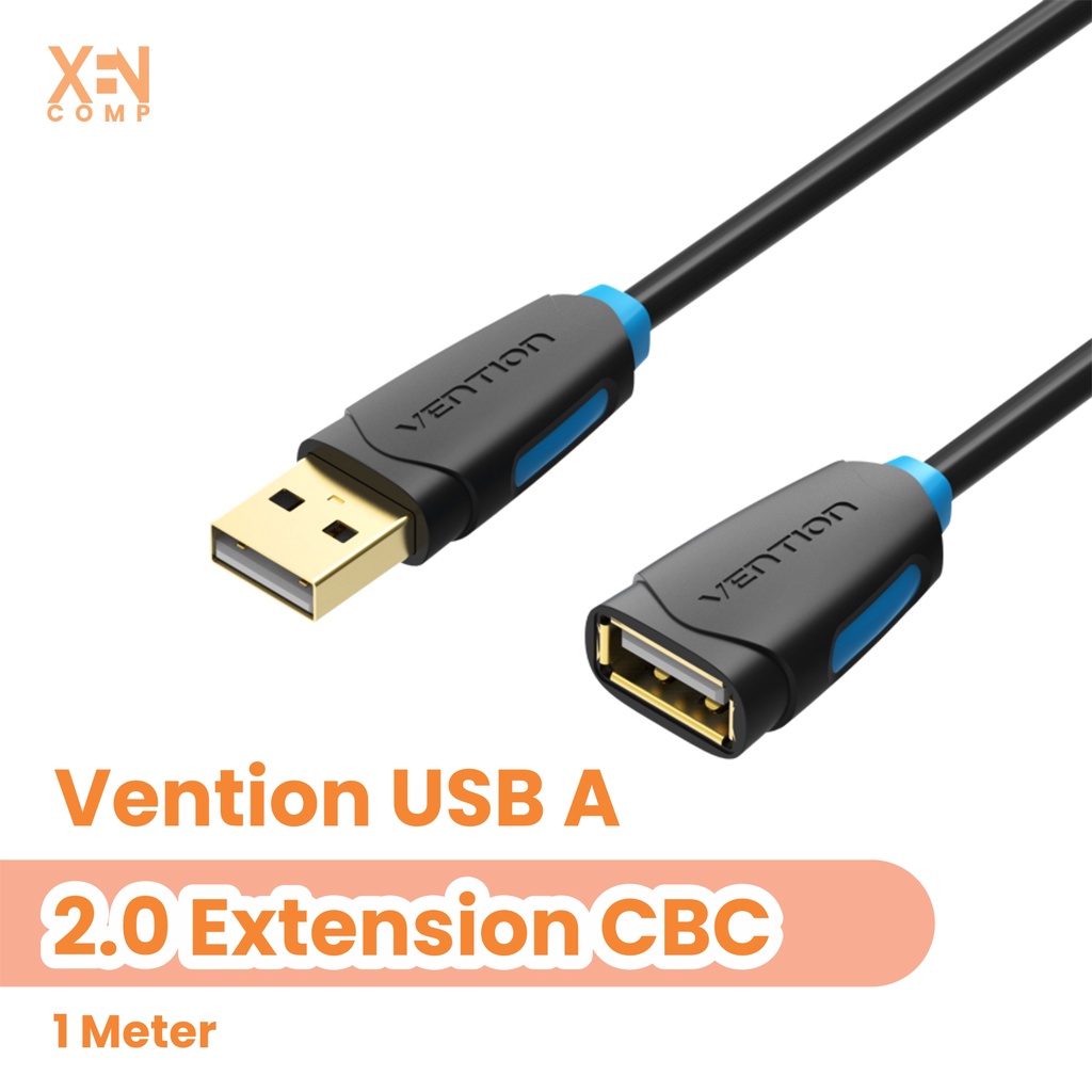 Vention Kabel Extension Perpanjangan USB 2.0 Male to Female 1 Meter CBC