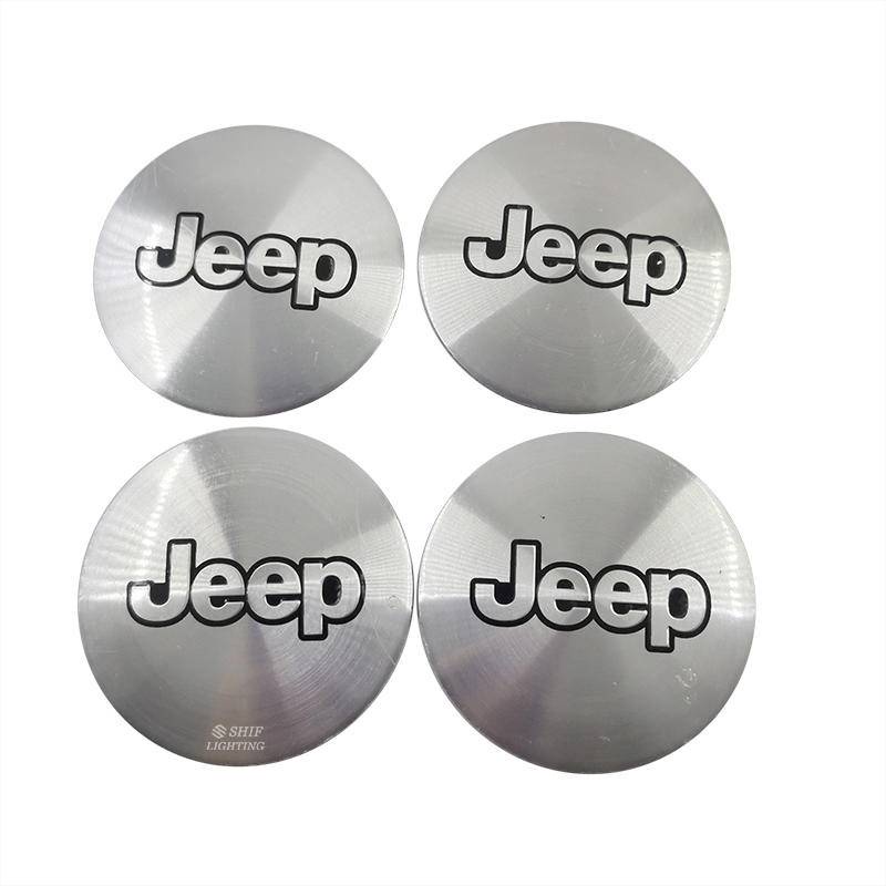 Sticker Emblem Dekorasi Velg Mobil Jeep Trail Rated 4x4 Ukuran 4x56mm