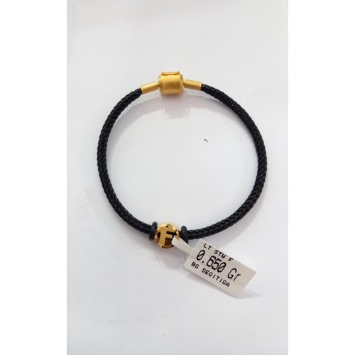 Gelang Tali Huruf Insial Nama Emas Kadar 375, Gelang aesthetic, custome