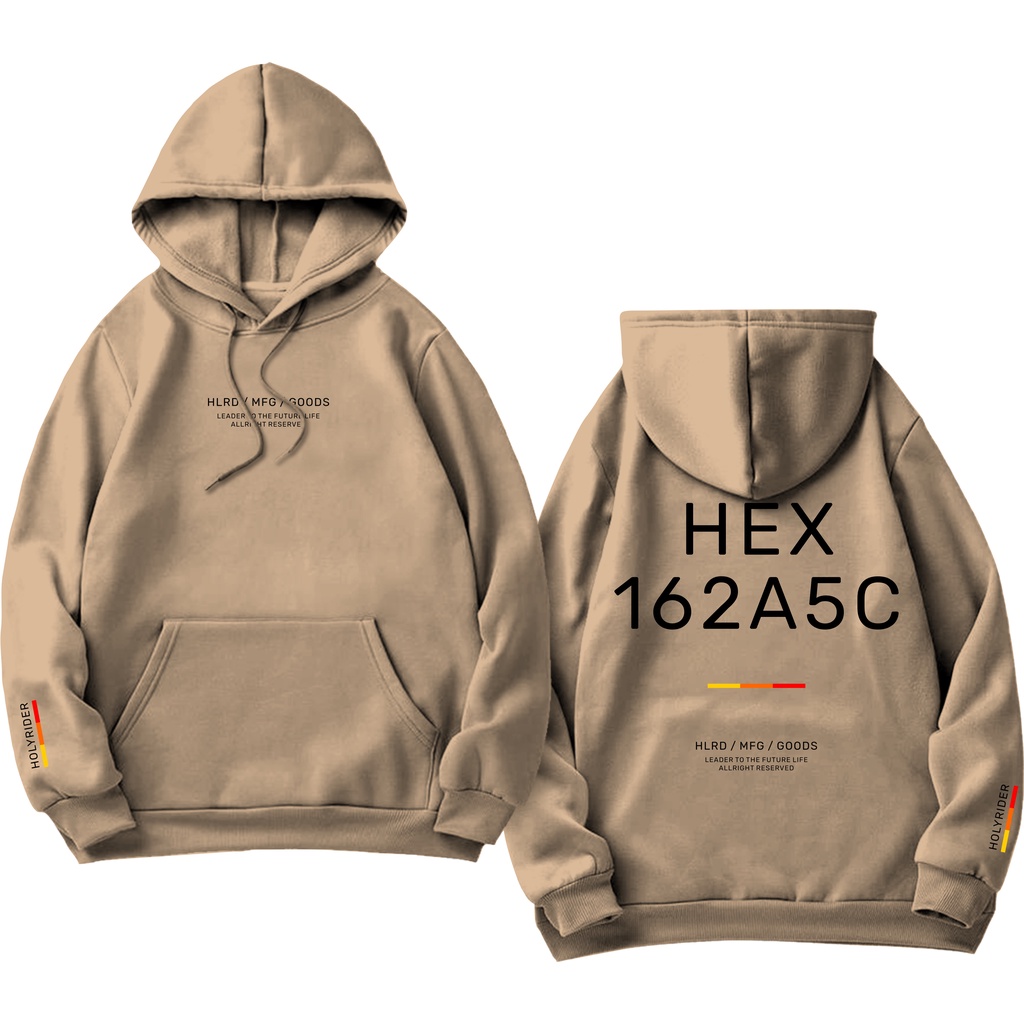 Holyrider Jumper Hoodie HEX162A5CII Sweater Hoodie HLRD Sablon DTF Fleece Cotton II SIZE M-XXL (Pria &amp; Wanita) Free stiker&amp;Gantungan Kunci