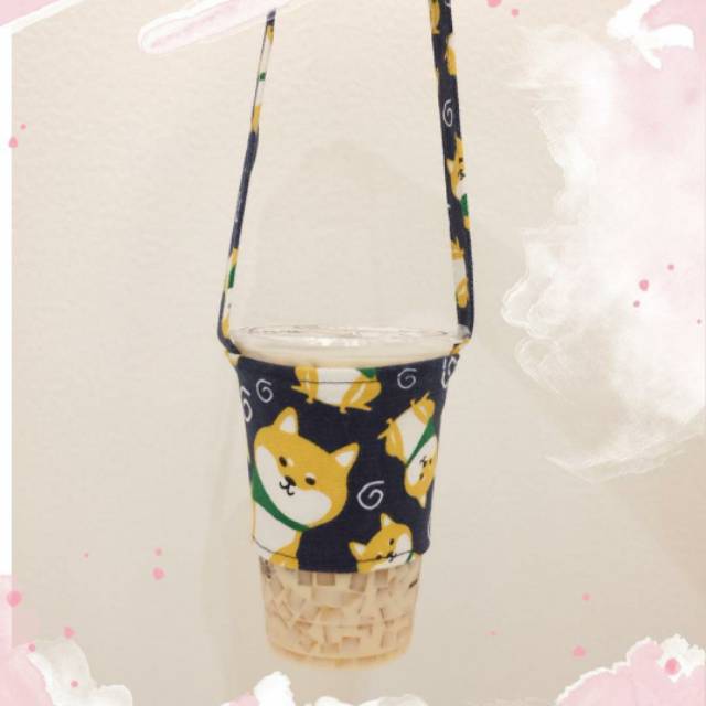 

Reusable Cup Holder by Legreen.id - Blue Inu