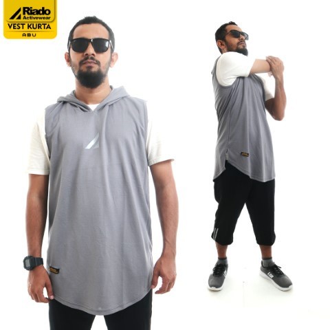 Vest Kurta RIADO Rompi Jersey Olahraga Jogging Running Pria Dewasa