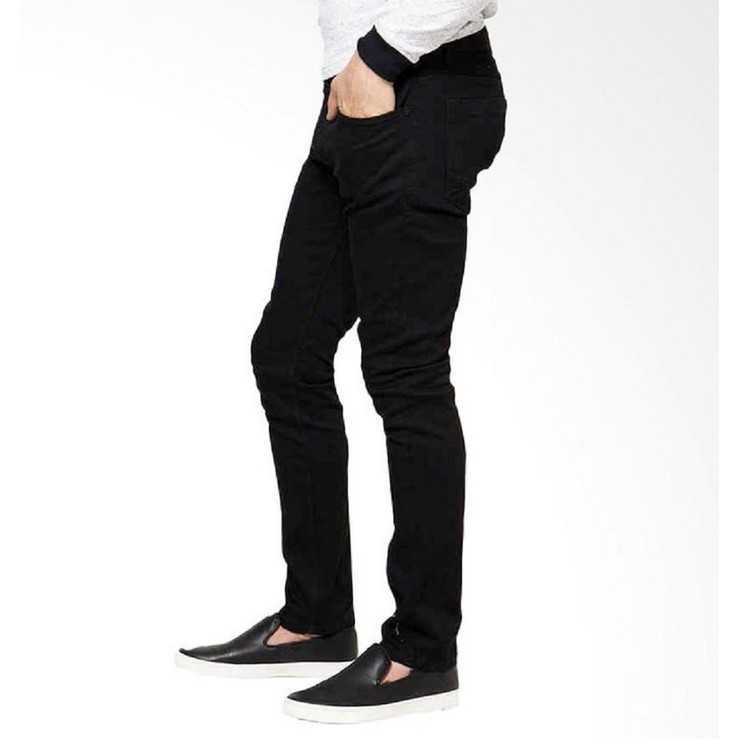 Celana Jeans Hitam Skinny \\U002F Slimfit Panjang Pria - Dc - Levis - Lois -