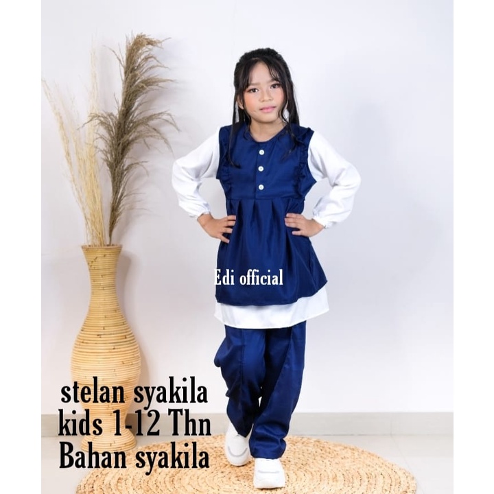 Stelan Syakila Terbaru Muslim Anak Perempuan 1-12 thn