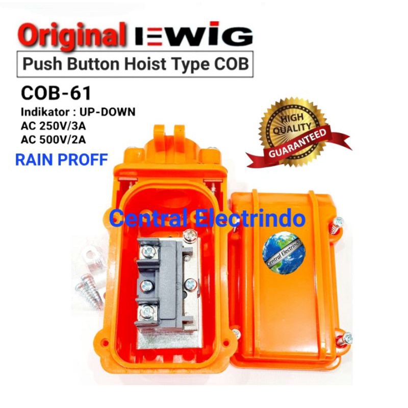 Push Button Hoist 2 Tombol COB-61 EWIG..