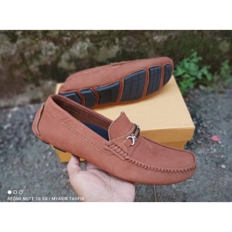 LM_ SEPATU KULIT PRIA/ SEPATU KULIT WARNA BATA/SEPATU KULIT ASLI