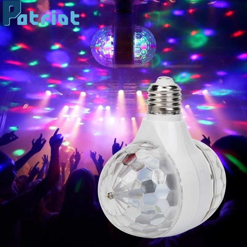 [ Double head  colorful Lighting  crystal magic ball Light For Shade KTV Bar Disco Party stage Atmosphere ]