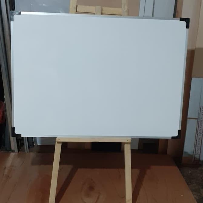 

White board Standing Kayu Segitiga (Non magnetic)