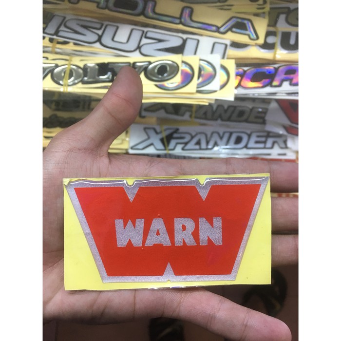 Jual Emblem Sticker Stiker Warn Timbul Scotlite Reflective Indonesia Shopee Indonesia