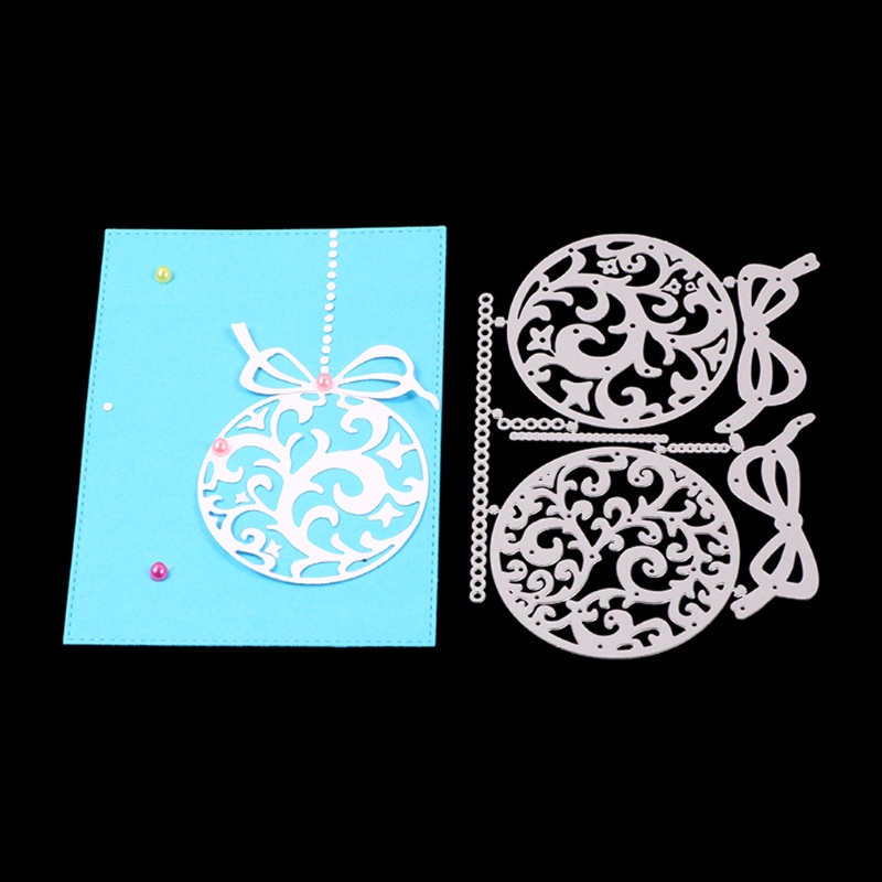 Cetakan Stensil Cutting Dies Motif Natal Bahan Metal Untuk Scrapbook / Craft DIY