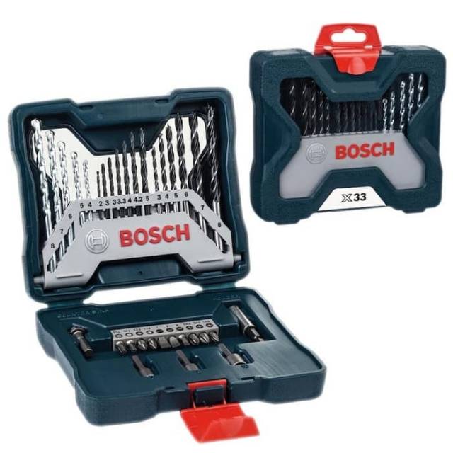 BOSCH XLINE 33 PCS MATA BOR DAN MATA OBENG SET LENGKAP