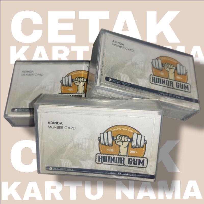 

Cetak Kartu Nama Art Paper 230g isi 100pcs free box
