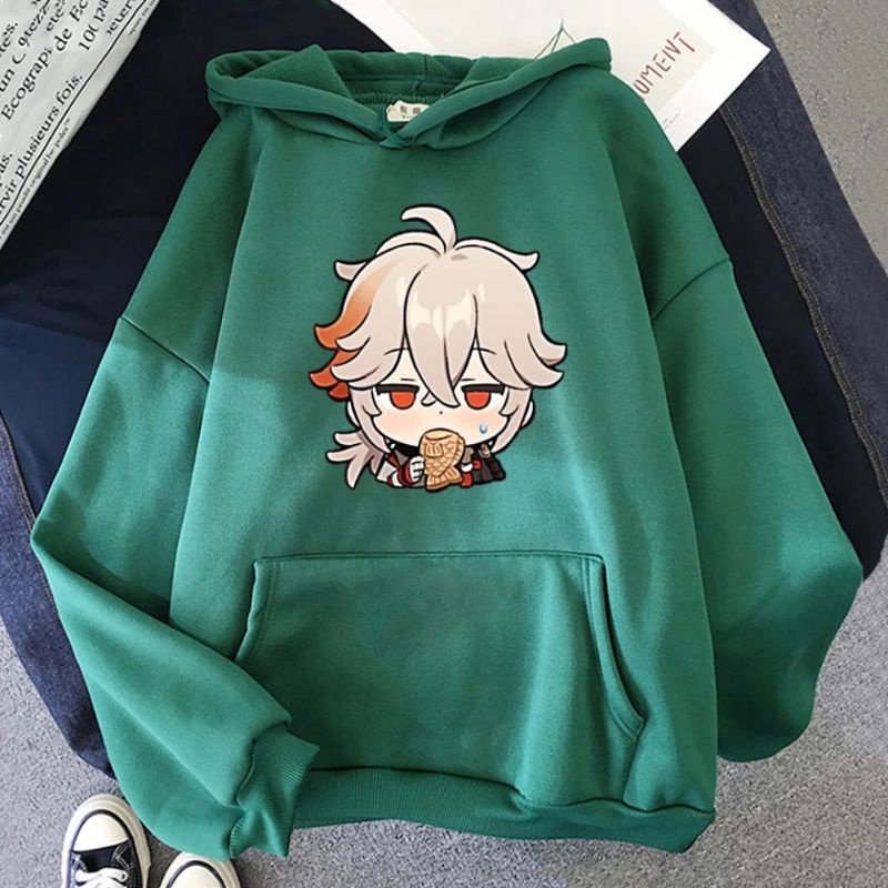 (LANGSUNG KIRIM) Hoodie Genshin impact Kaedhara Kazuha terbaru