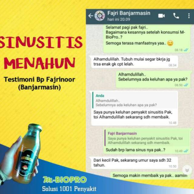 

TERMURAH herbal mbio pro | SINUSITIS