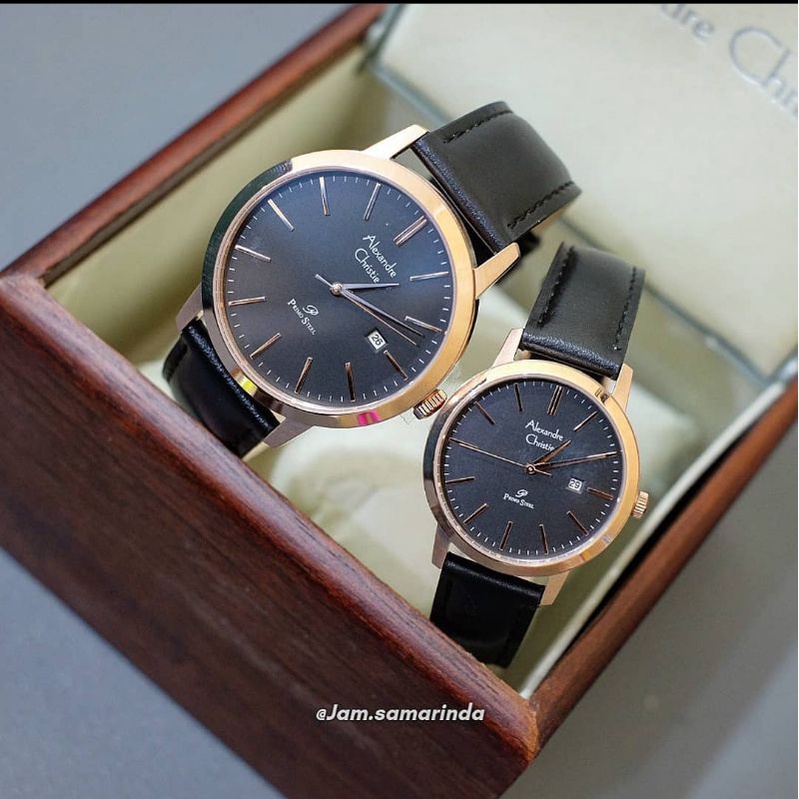 Jam Tangan Couple, ALEXANDRE CHRISTIE ORIGINAL 100%