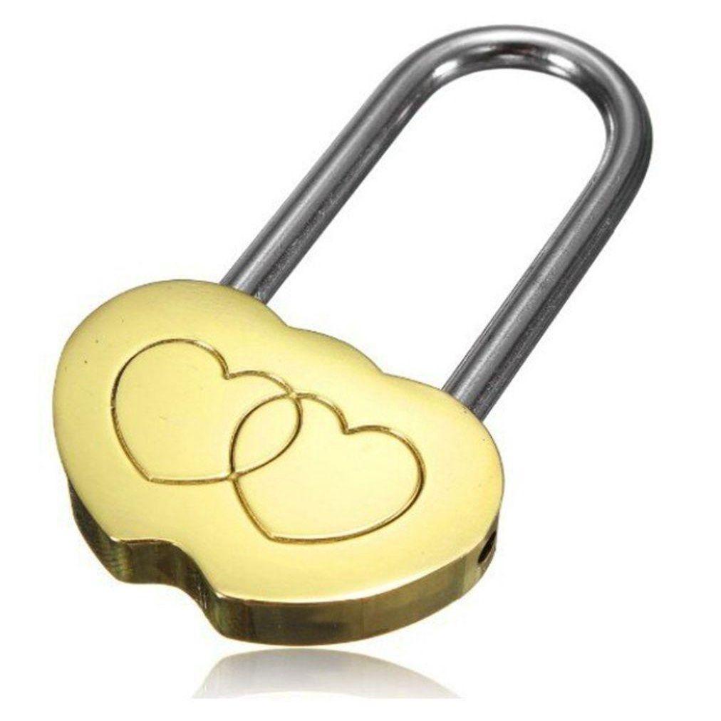 Preva Love Lock Kuningan 40MM Concentric Lock Scenic Wishing Lock Gembok