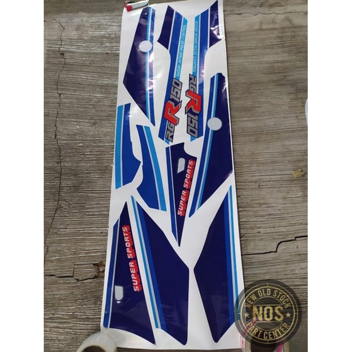 striping sticker rgr 150 sprinter putih 91 92 bahan premium presisi rapi reflektif menyala jika terk