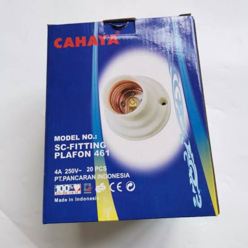 FITTING PLAFON BULAT CAHAYA 461MURAH