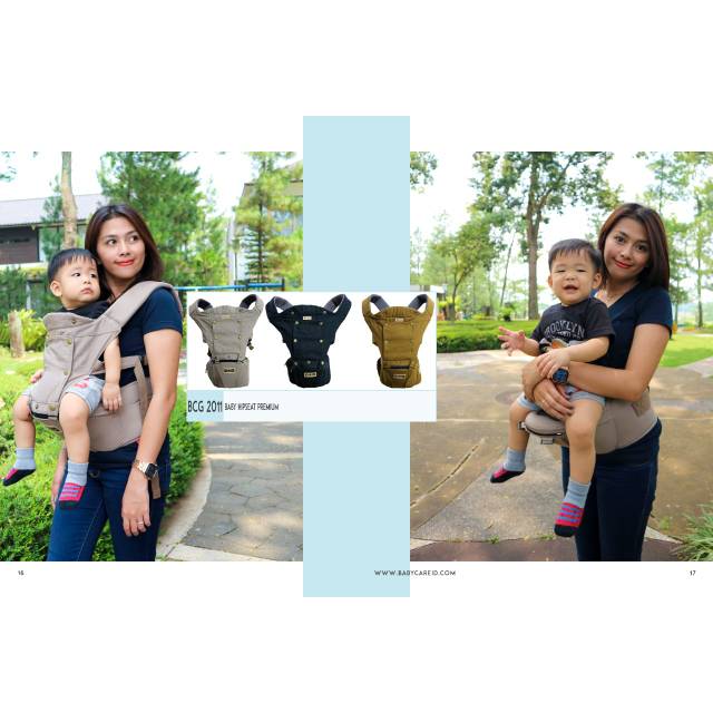 Gendongan hipseat baby care bcg 2011 premium
