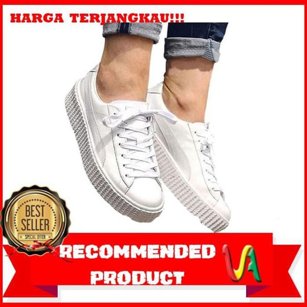 Sepatu kets wanita. Sepatu Sporty. sepatu kets putih .BD12.KEFLA