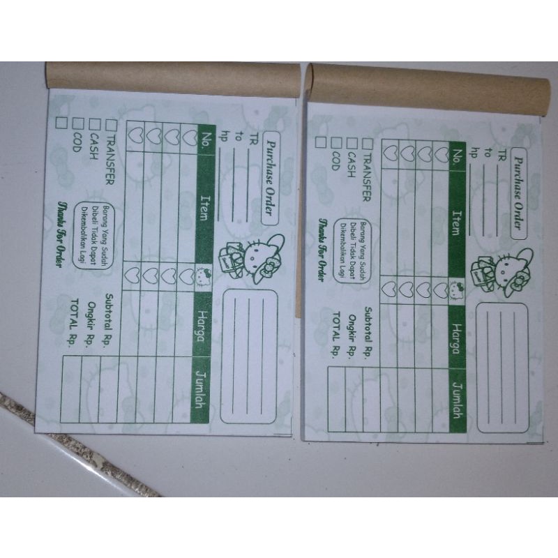 

Nota Olshop Murah