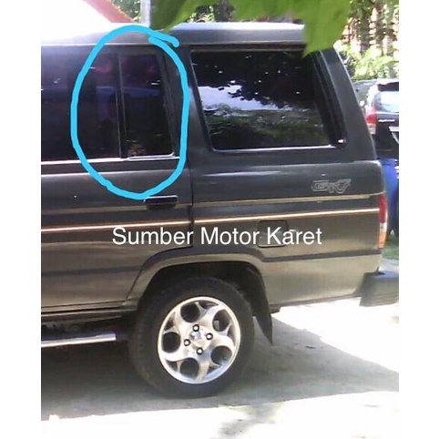 Sparepart Mobil Karet Kaca Segiempat Kijang Rover Pintu Tengah New Produk Rekomendasi